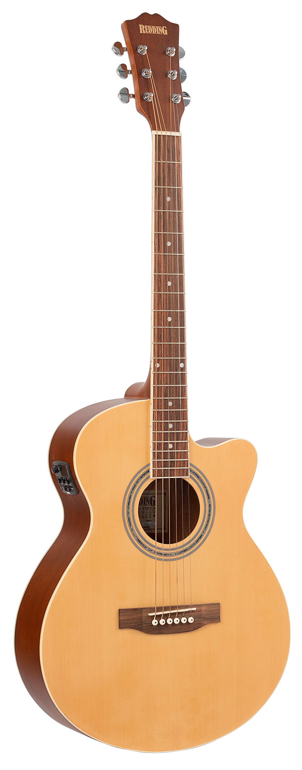 Redding | RGC61CENS | Grand Concert Electric/Acoustic Guitar | Natural Redding | RGC61CENS | Grand Concert Electric/Acoustic Guitar | Natural